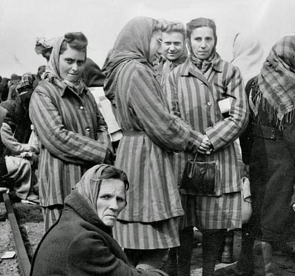 Bilder aus Ravensbruck, dem deutschen Konzentrationslager ausschließlich fur Frauen während des Zweiten Weltkriegs