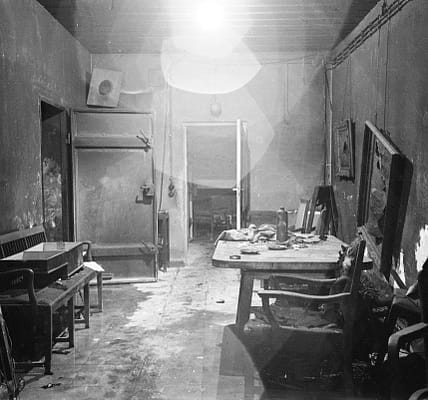 Konferenzraum im Fuhrerbunker, Juli 1945