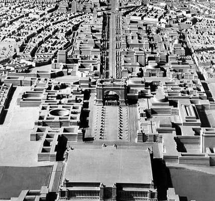 Germania: So hätte Berlin unter der damaligen Vision aussehen sollen – ein Blick auf die geplante Welthauptstadt.