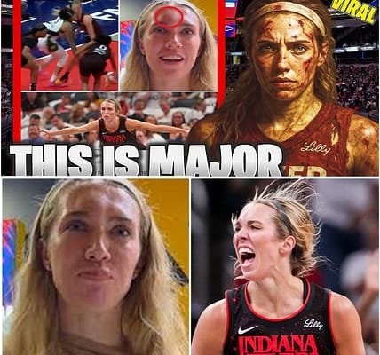 A SHOCKING HEAD-ON COLLISION COULDN’T STOP HER. Lexie Hull of the Indiana Fever suffered a nasty head injury after colliding with an opponent, leaving a huge knot on her forehead.