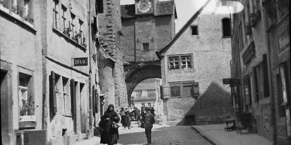 Erstaunliche Vintage-Fotos von Rothenburg, Deutschland aus dem frühen 20. Jahrhundert