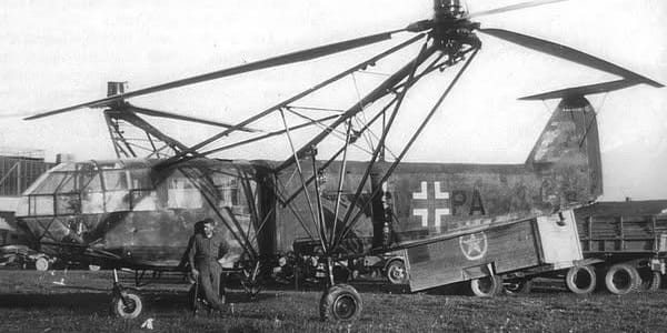 Der erste serienmäßig produzierte Transporthubschrauber: Focke-Achgelis Fa 223