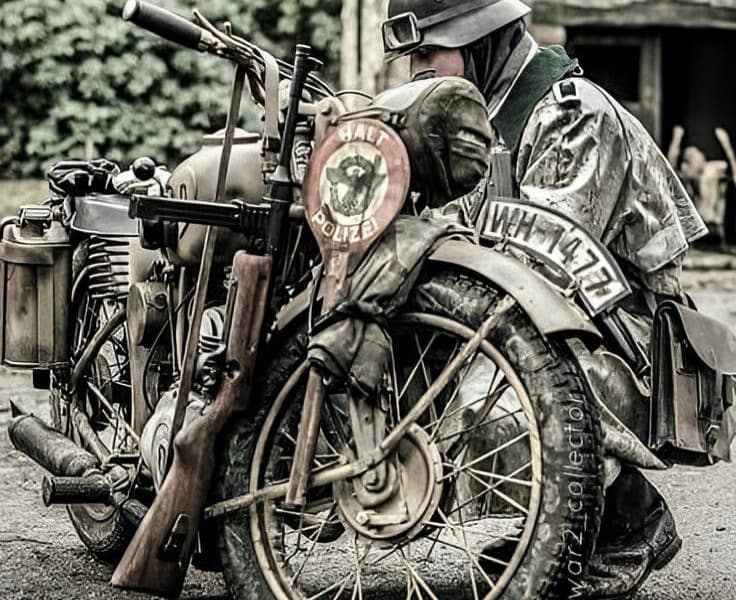 Deutsche Motorrad-Polizei im Zweiten Weltkrieg: Eine Reise in die Vergangenheit